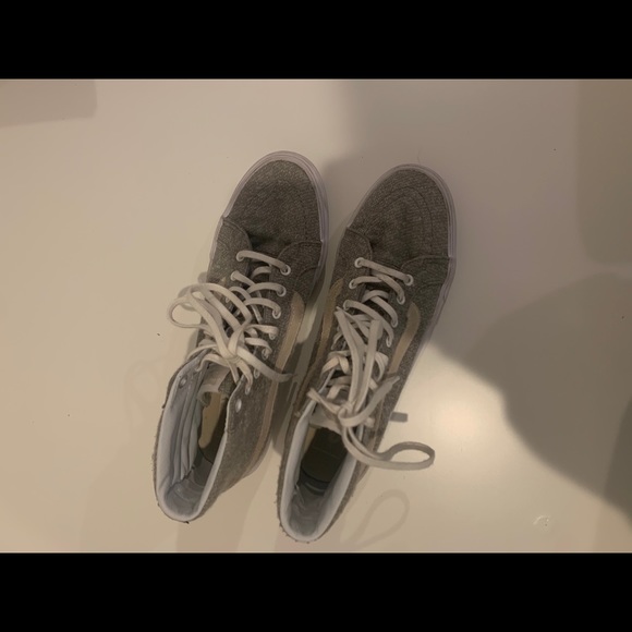 Grey High Top Vans - Picture 1 of 2